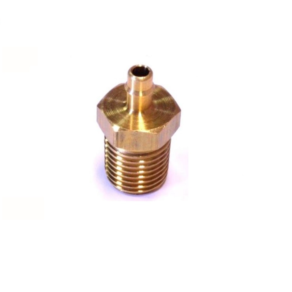 MEM-CO BRASS FITTING 1/16" NPT MALE X 3/16" BARB